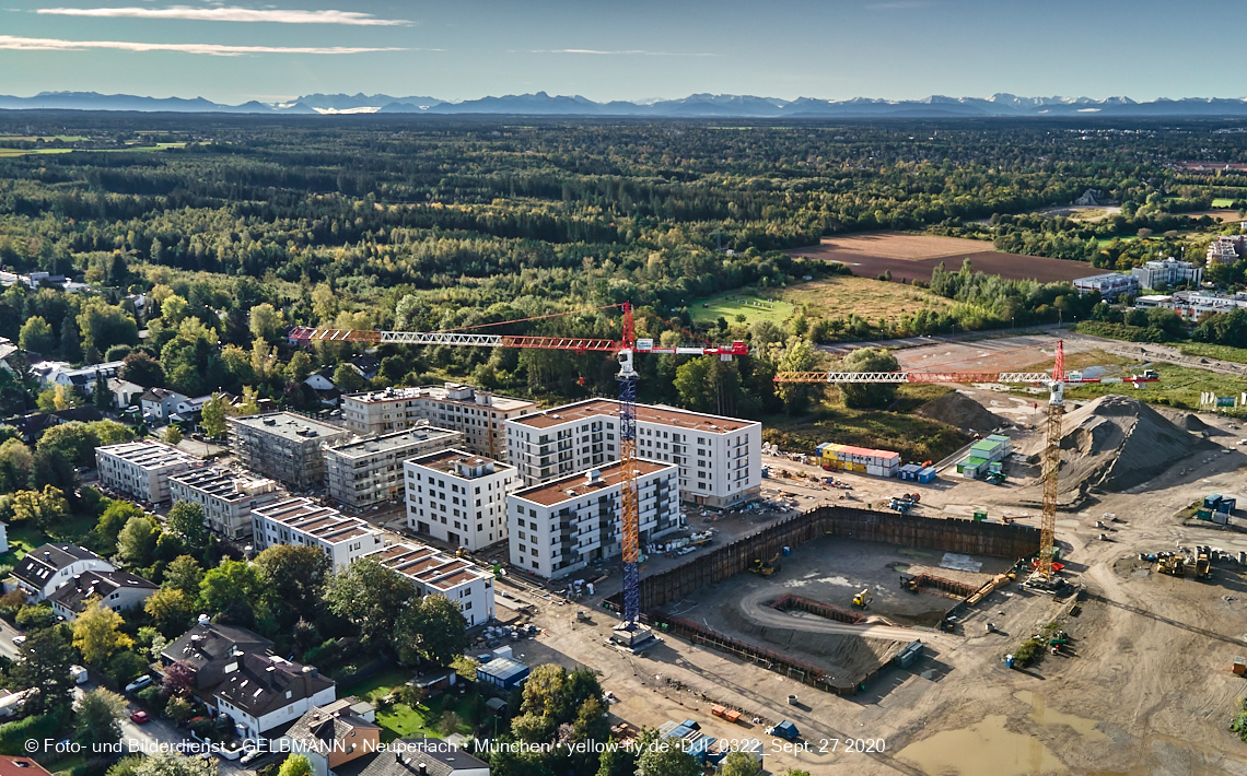 27.09.2020 - Baustelle Alexisquartier in Neuperlach